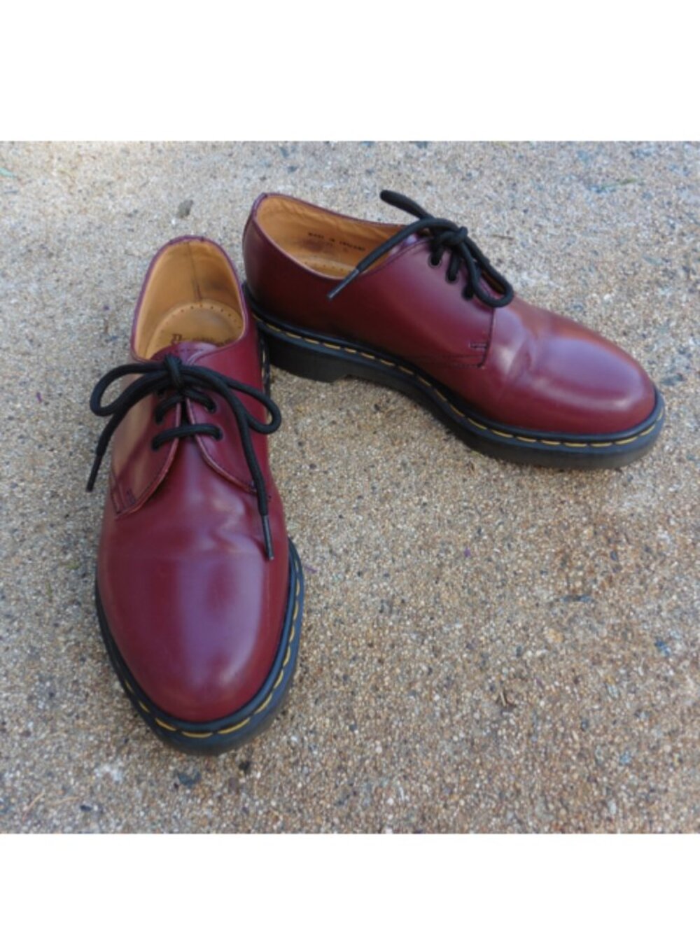 Dr. Martens Vintage 1461 Oxfords Leather Oxblood Made in England UK5/US8M/US7L